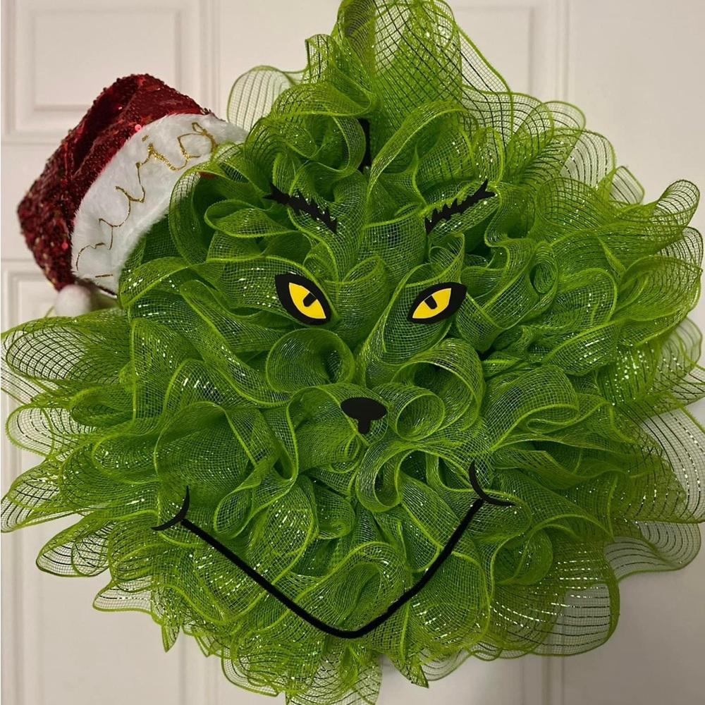 Grinch Christmas Wreath